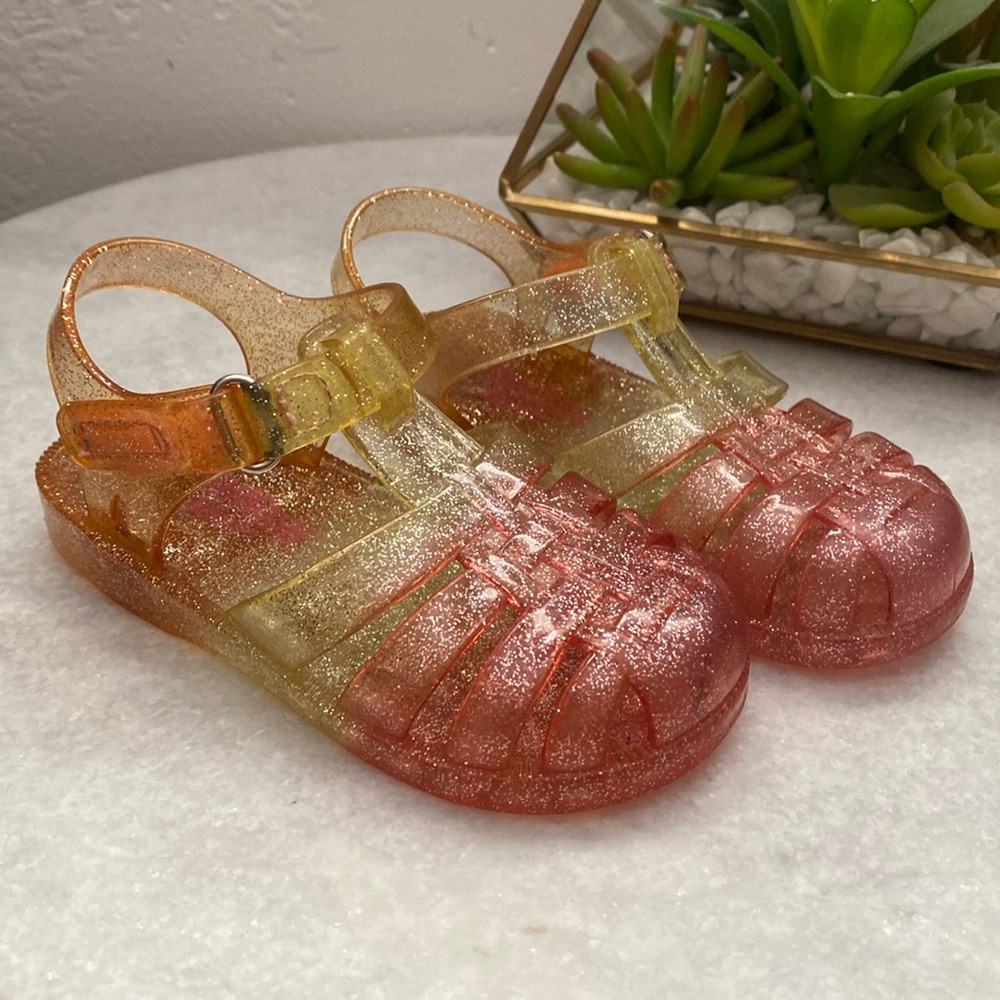 🧡OshKosh B’gosh Ombré Jelly Glitter Sandals - Size 7